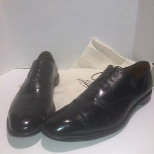 Allen Edmonds Dress Shoes Men's 15 Black Fifth Avenue Cap Toe Oxford Leather USA
